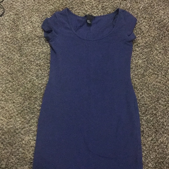 Blue H&M bodycon dress - Picture 1 of 4